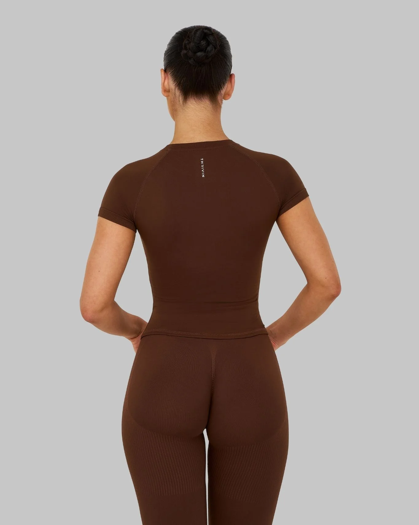 Elevate™ Compression T-shirt | Bourbon Brown - Image 5