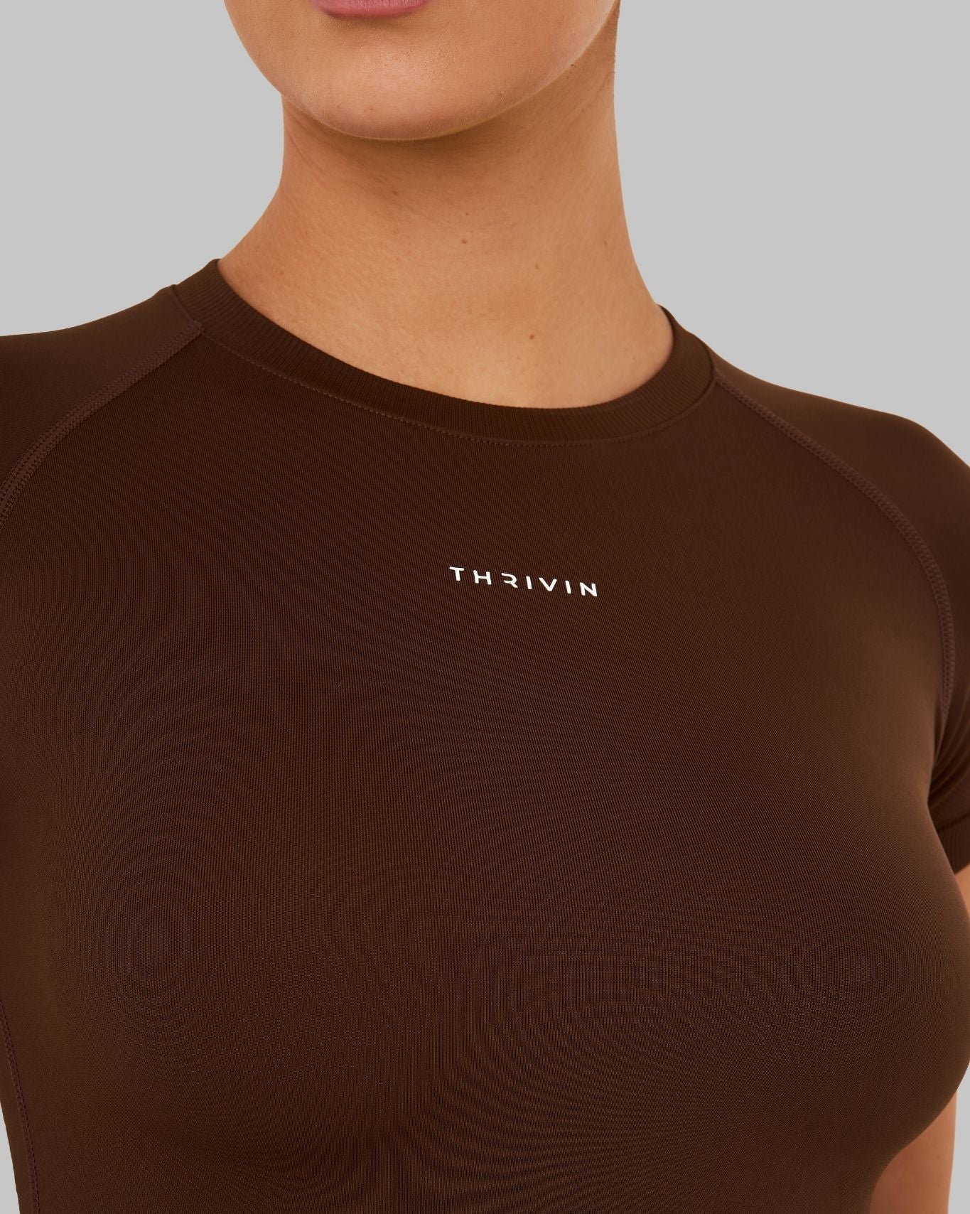 Elevate™ Compression T-shirt | Bourbon Brown - Image 6
