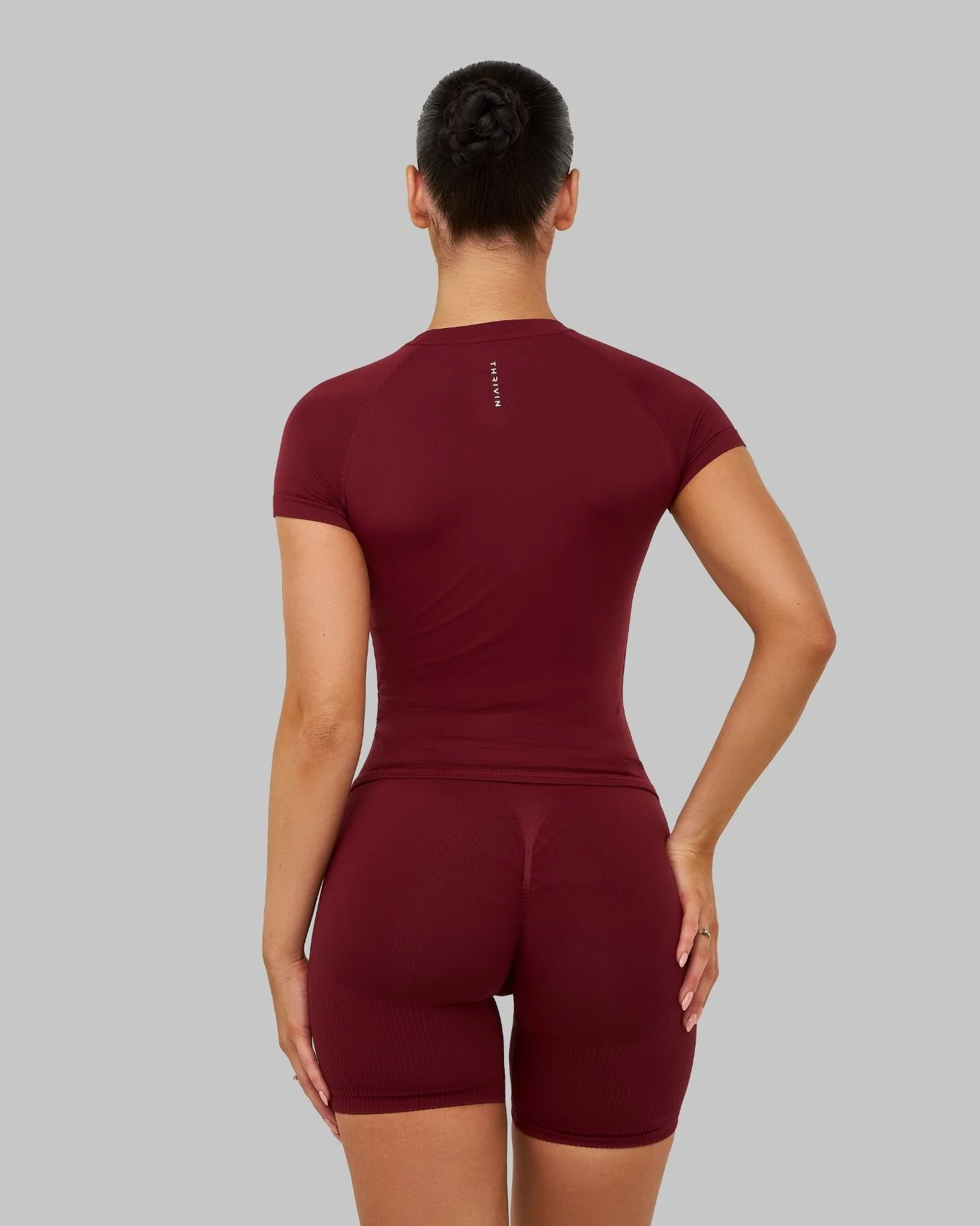 Elevate™ Compression T-shirt | Fine Wine - Image 3