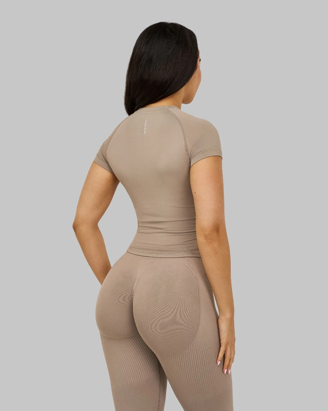 Elevate™ Compression T-shirt | Latte - Image 5