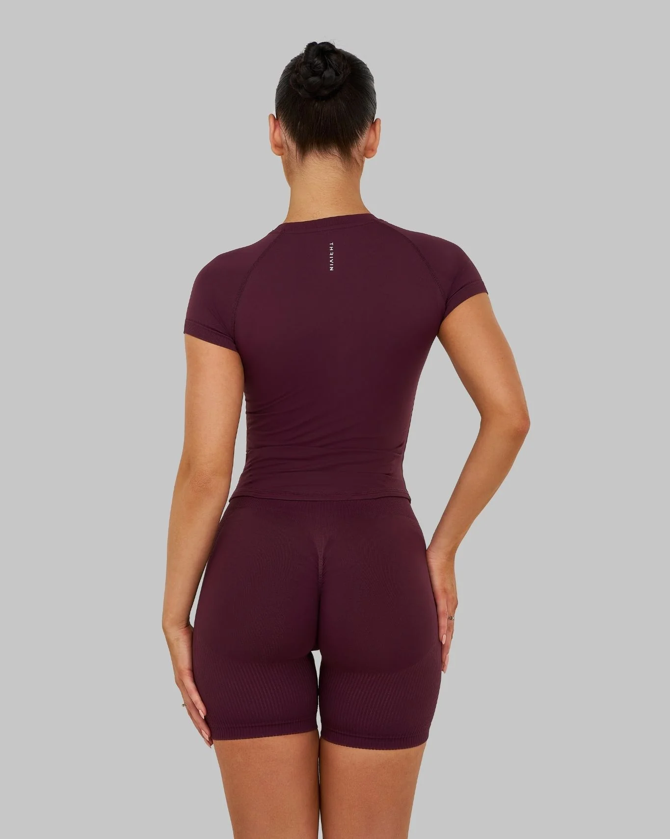 Elevate™ Compression T-shirt | Winter Plum - Image 3
