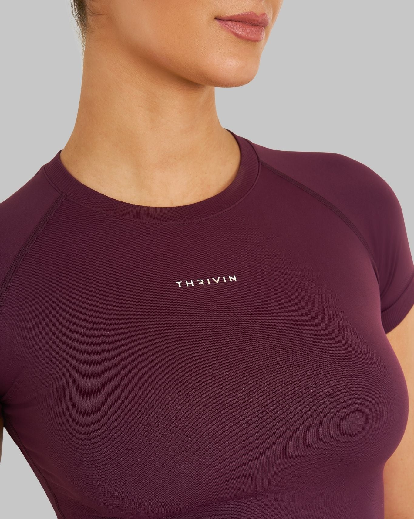Elevate™ Compression T-shirt | Winter Plum - Image 6