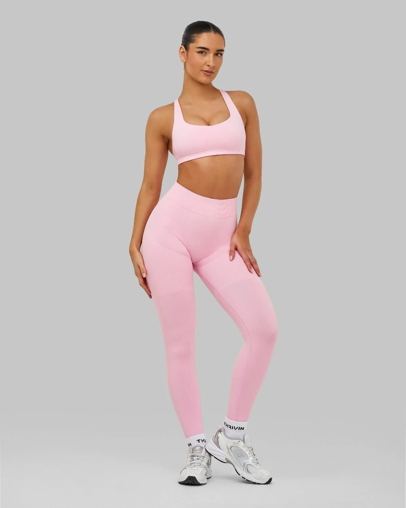 Elevate™ Medium Impact Bra | Candy Pink - Image 6