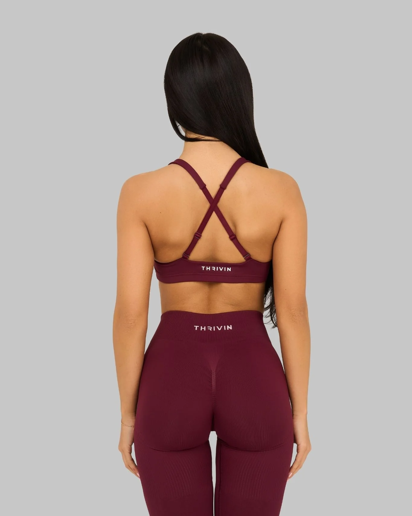 Elevate™ Medium Impact Bra | Cranberry - Image 4