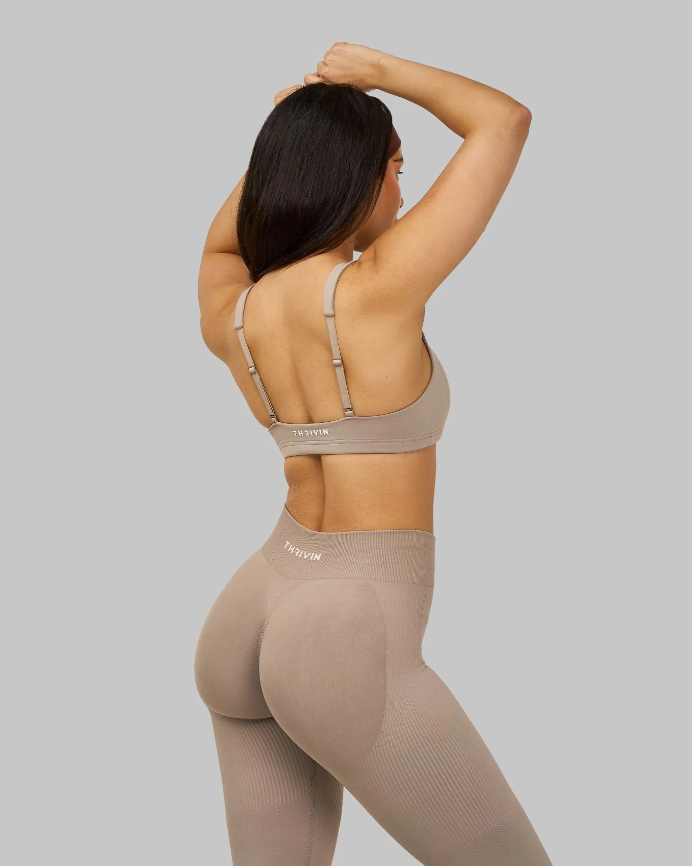 Elevate™ Medium Impact Bra | Latte - Image 4