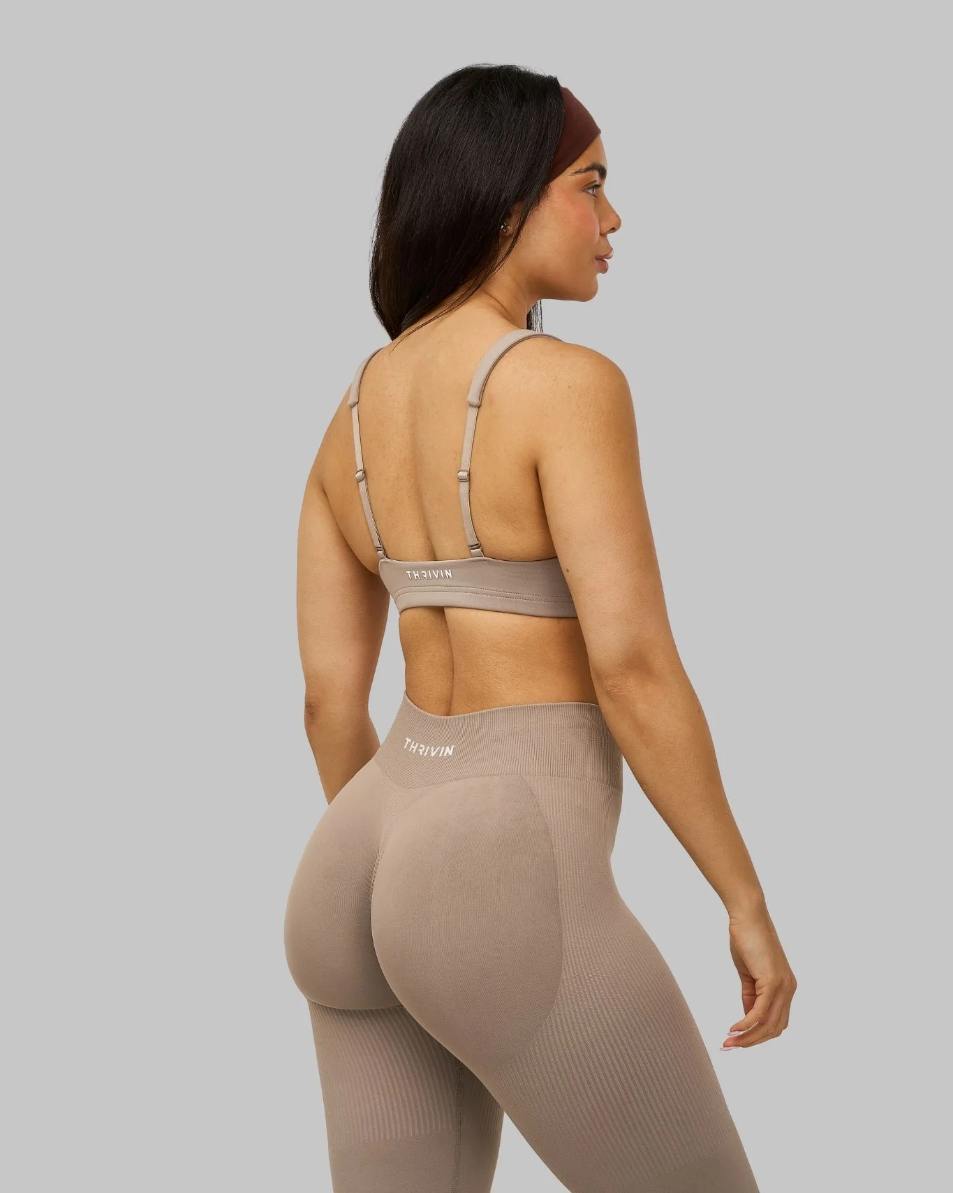 Elevate™ Medium Impact Bra | Latte - Image 5