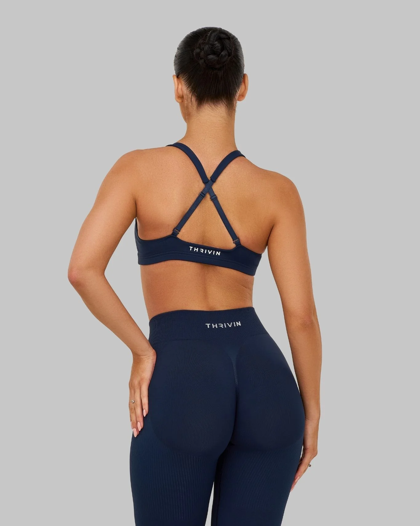 Elevate™ Medium Impact Bra | Midnight Navy - Image 4