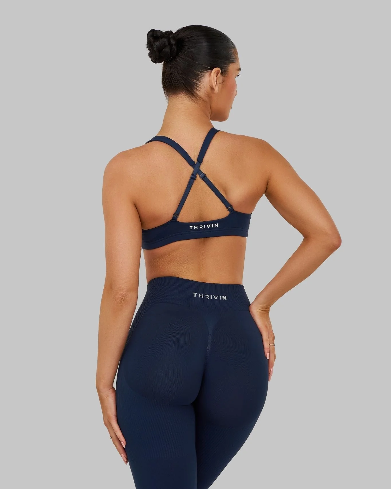 Elevate™ Medium Impact Bra | Midnight Navy - Image 5
