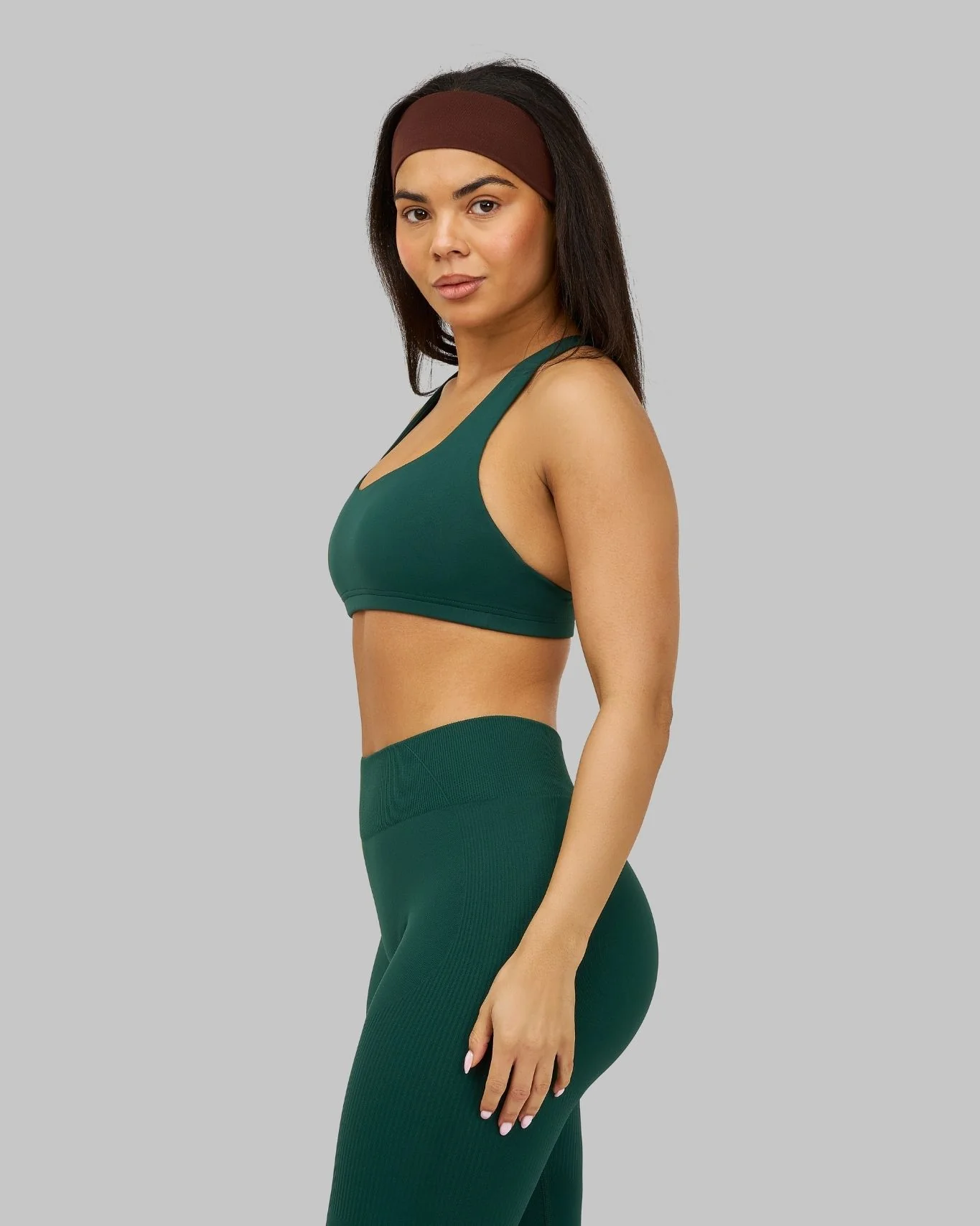 Elevate™ Medium Impact Bra | Pine Green - Image 3