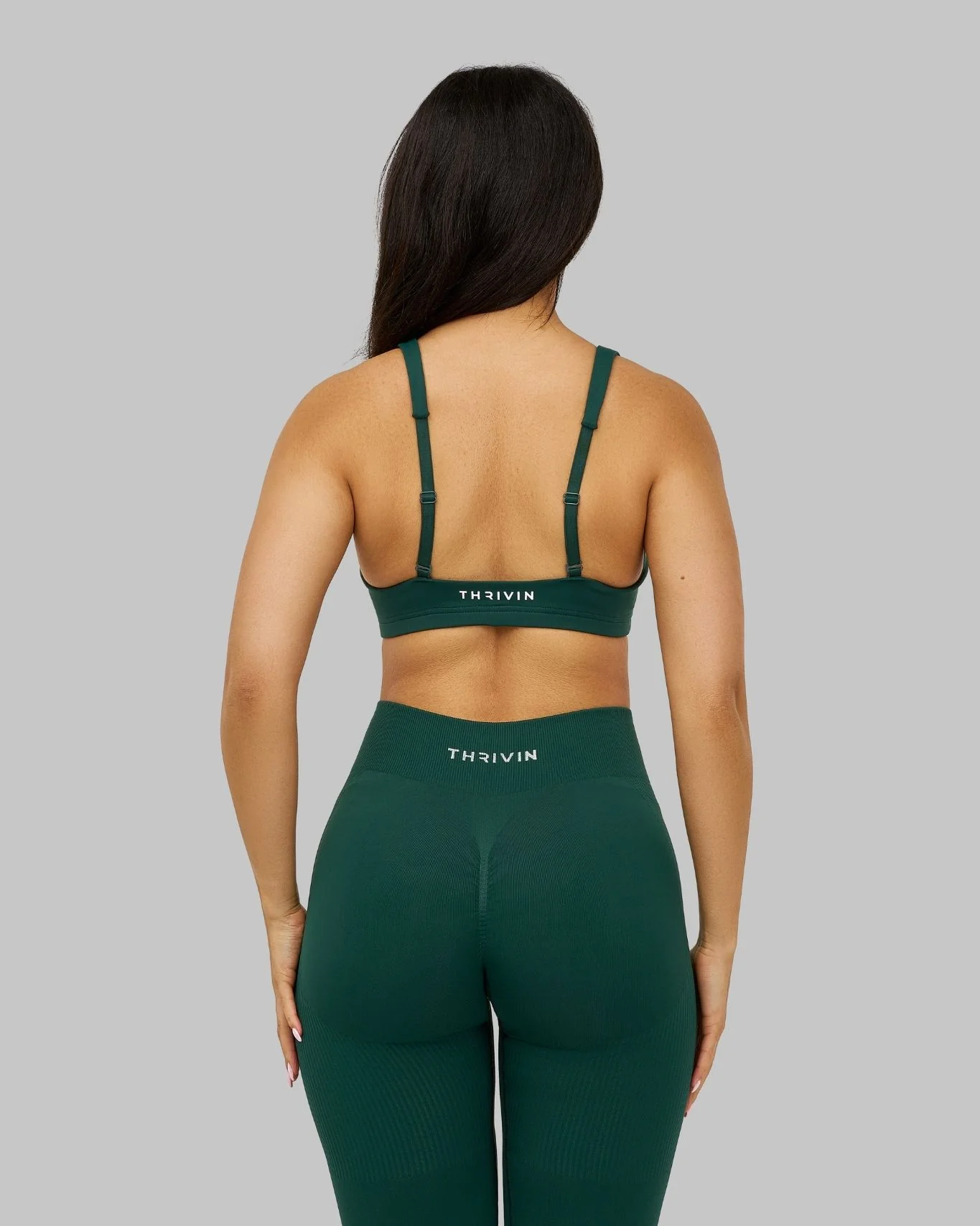Elevate™ Medium Impact Bra | Pine Green - Image 5