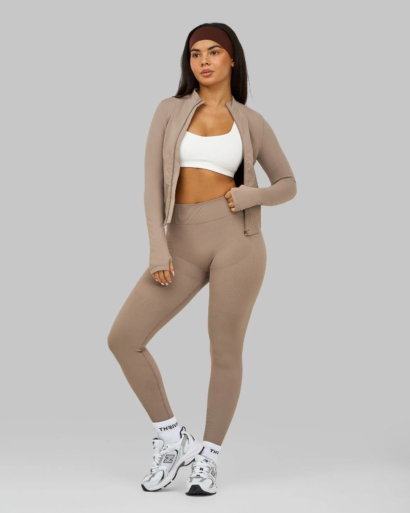 Elevate™ Medium Impact Bra | White - Image 6