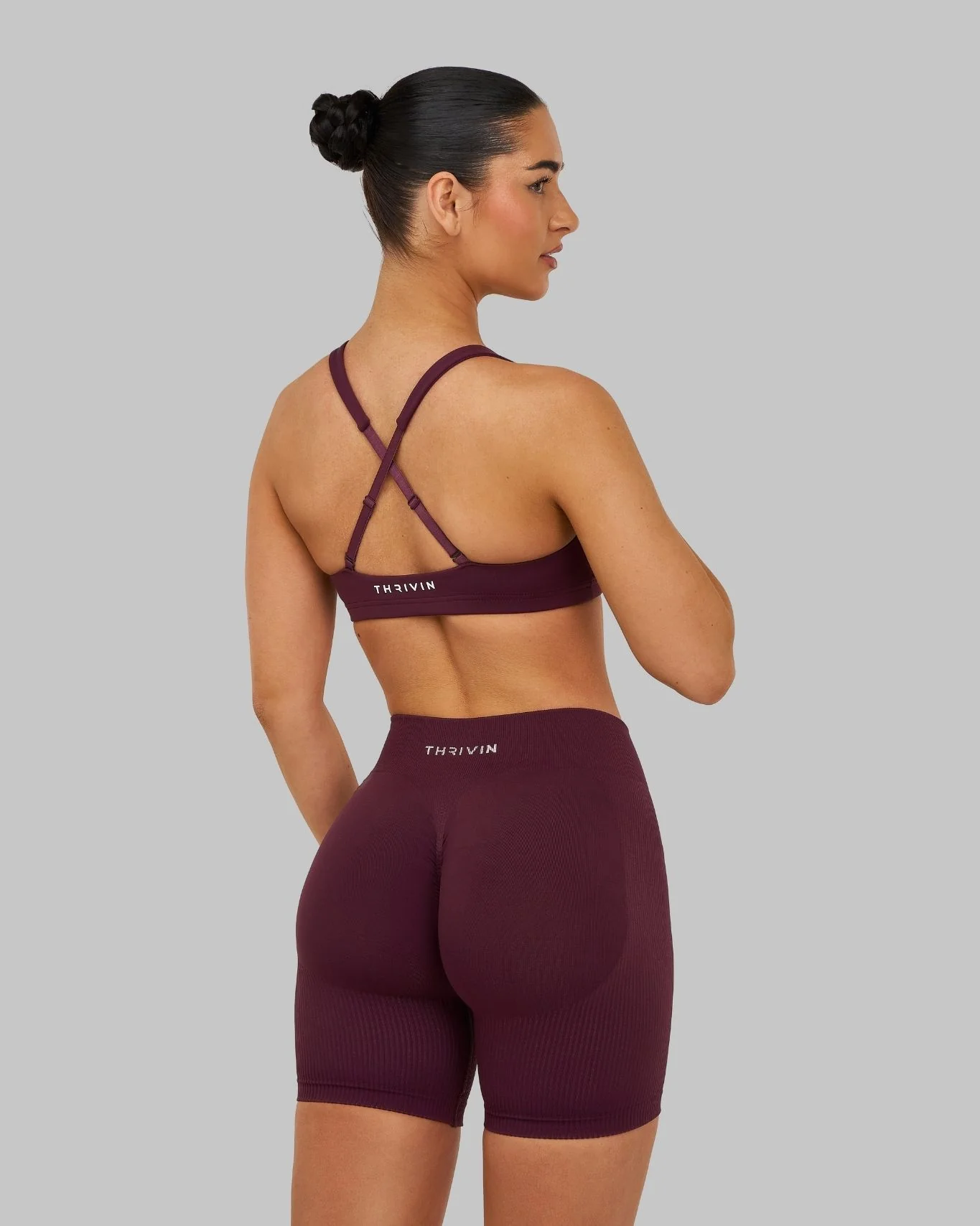 Elevate™ Medium Impact Bra | Winter Plum - Image 3