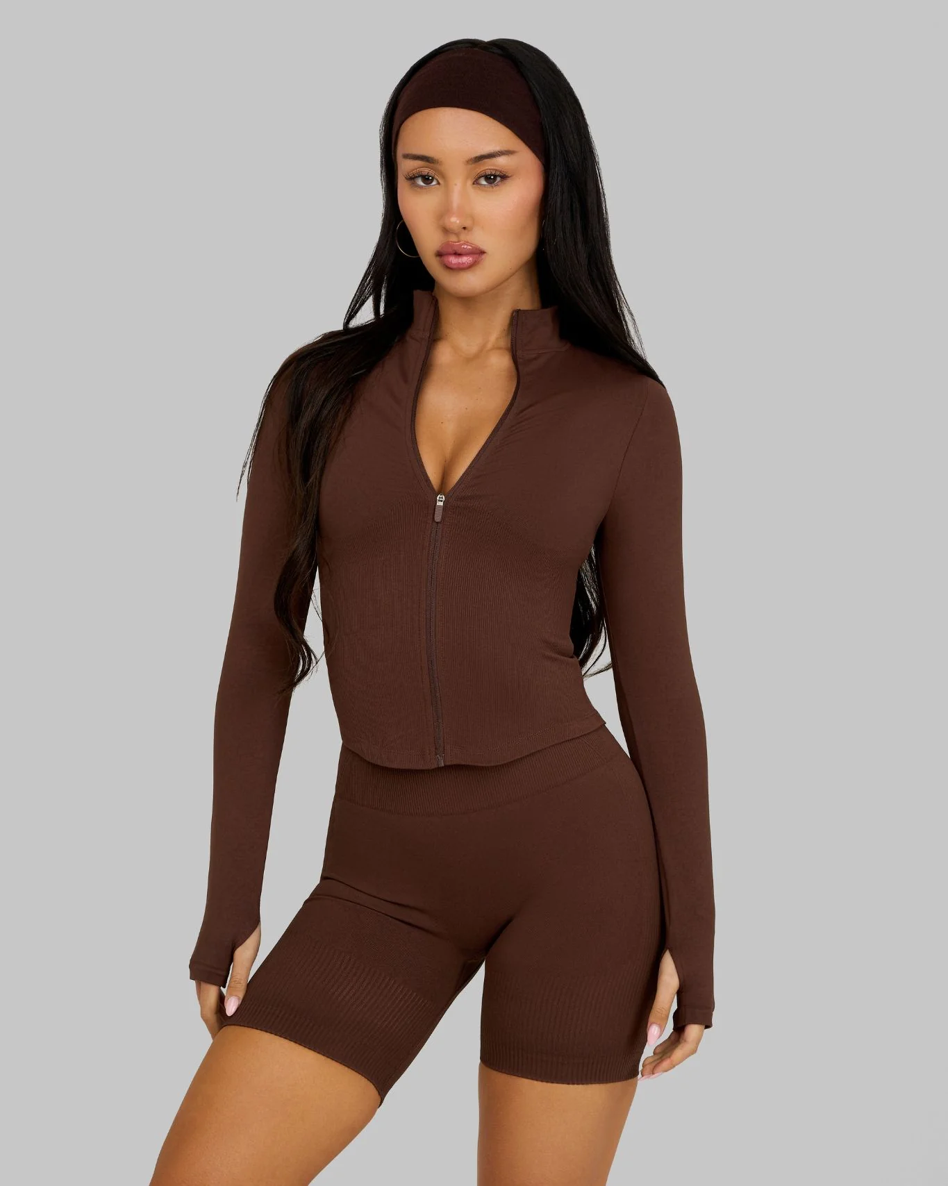 Elevate™ Sculpt Shapewear Jacket | Bourbon Brown - Image 3