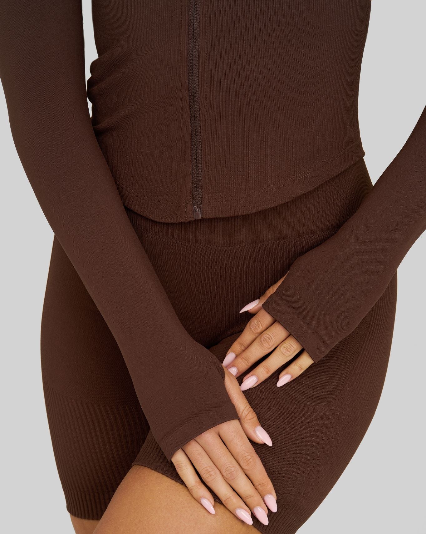 Elevate™ Sculpt Shapewear Jacket | Bourbon Brown - Image 5