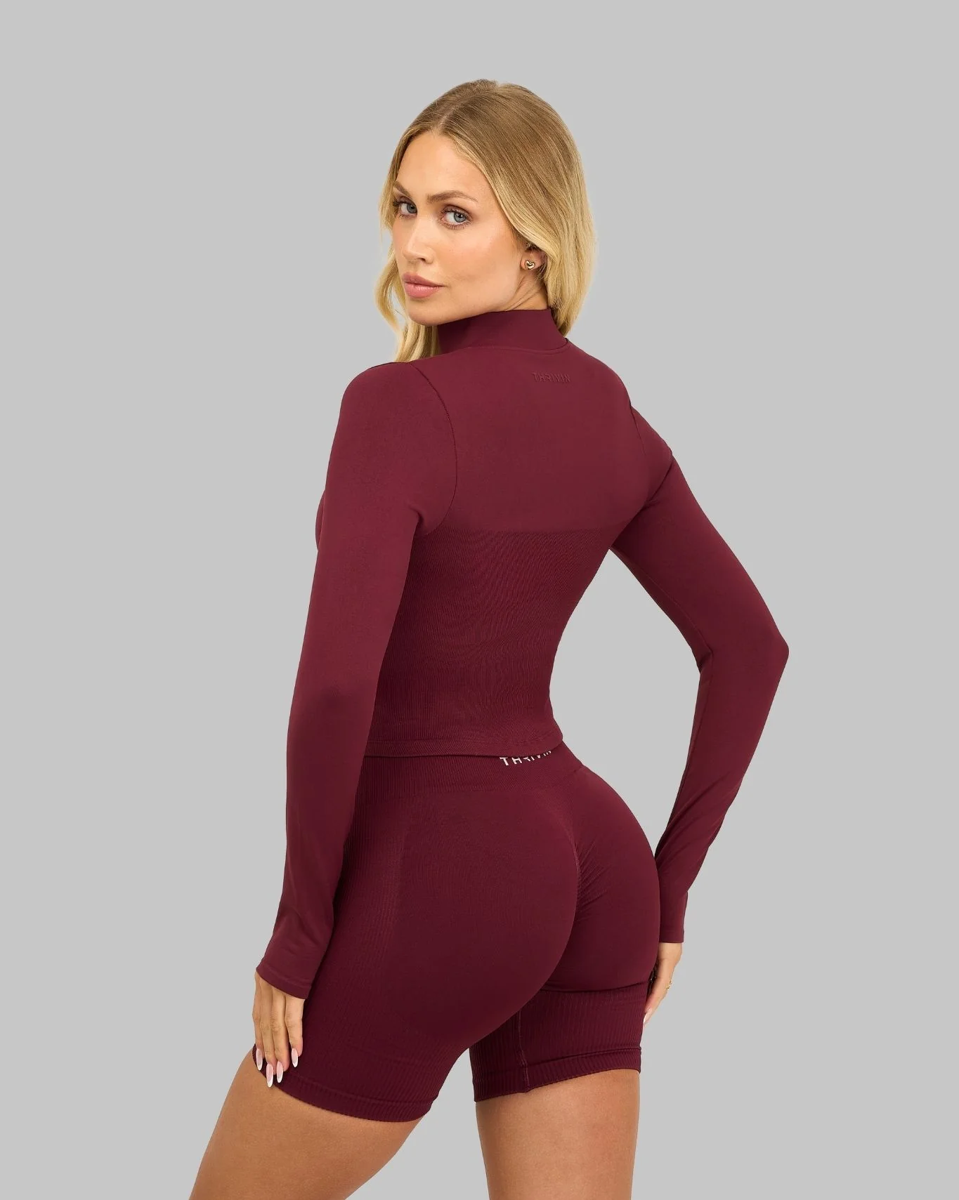 Elevate™ Sculpt Shapewear Jacket | Cranberry - Image 4