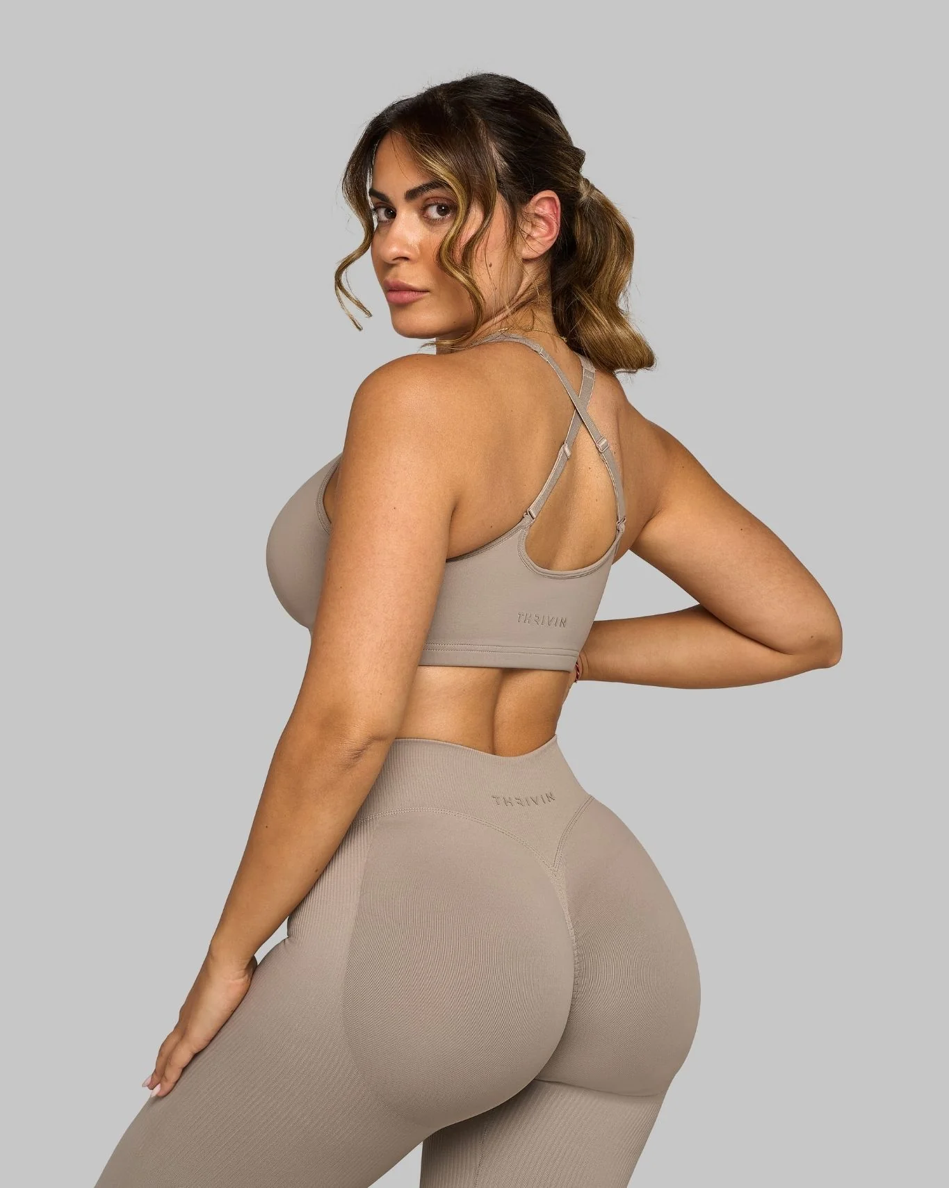 Elevate™ Sweetheart Impact Bra | Latte - Image 4