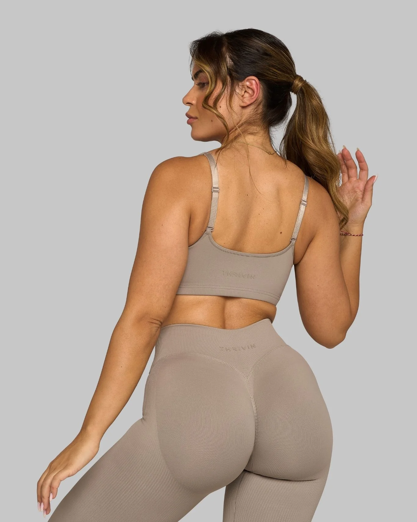 Elevate™ Sweetheart Impact Bra | Latte - Image 5