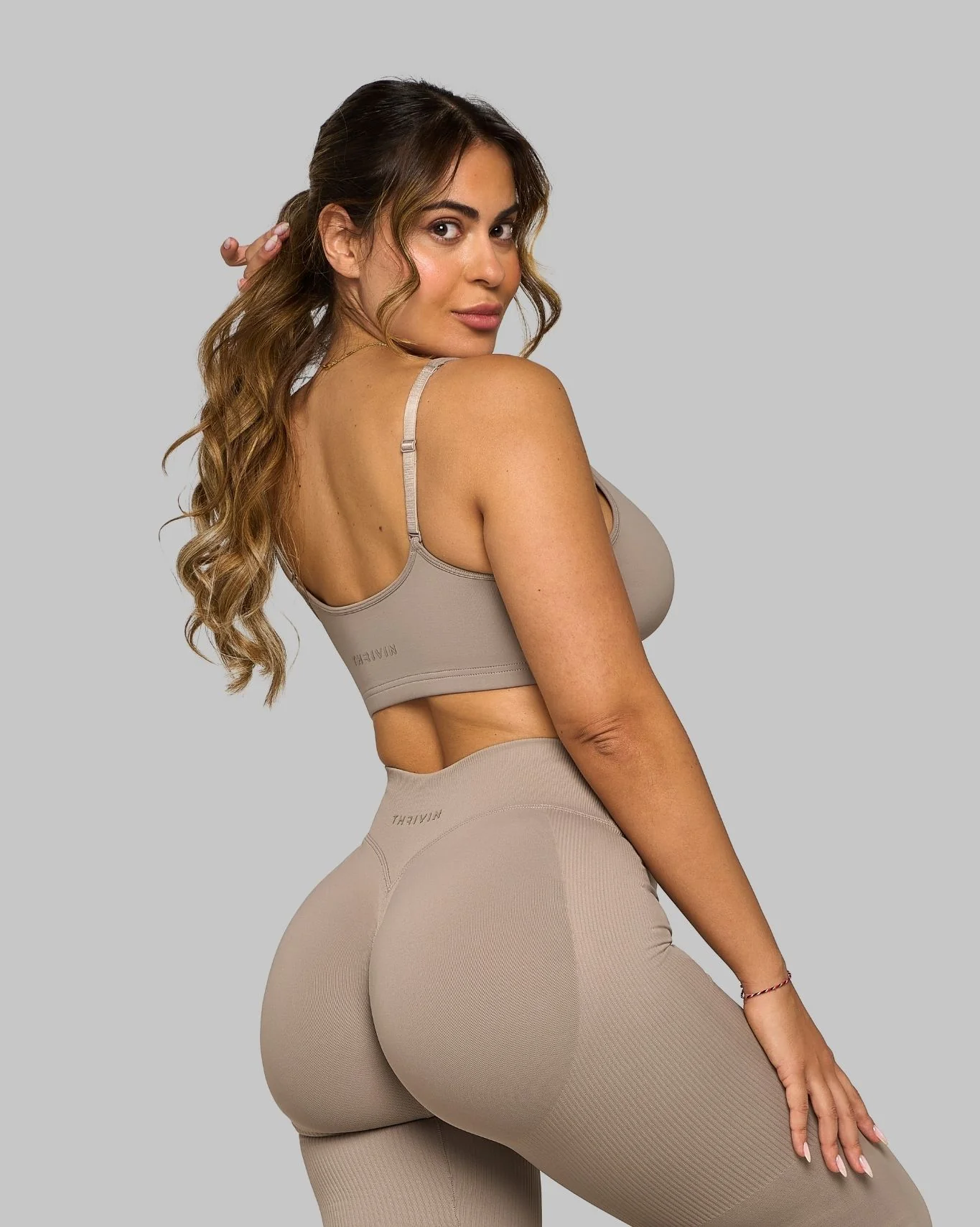 Elevate™ Sweetheart Impact Bra | Latte - Image 6