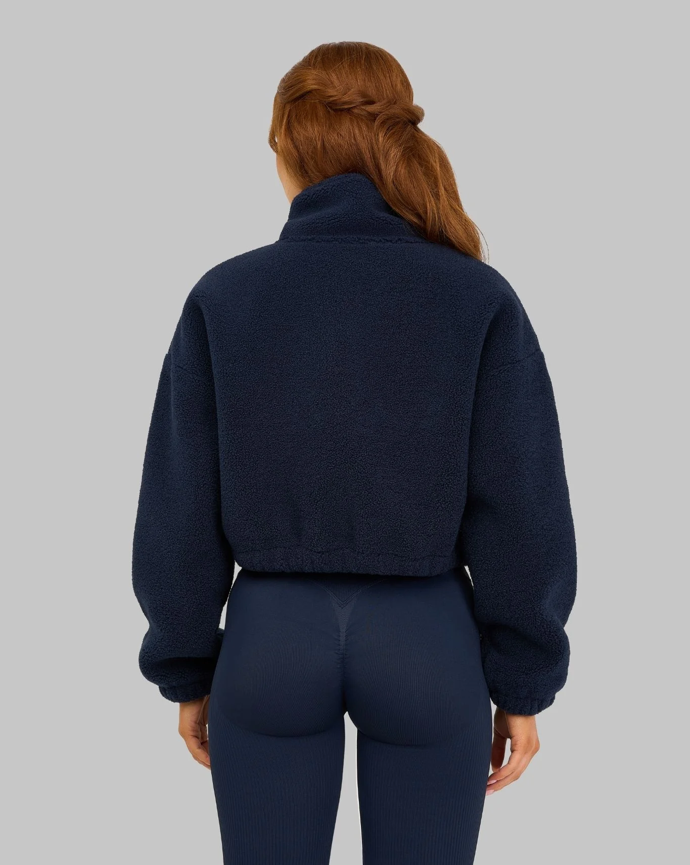 Essential Teddy Fleece Jacket | Midnight Navy - Image 4