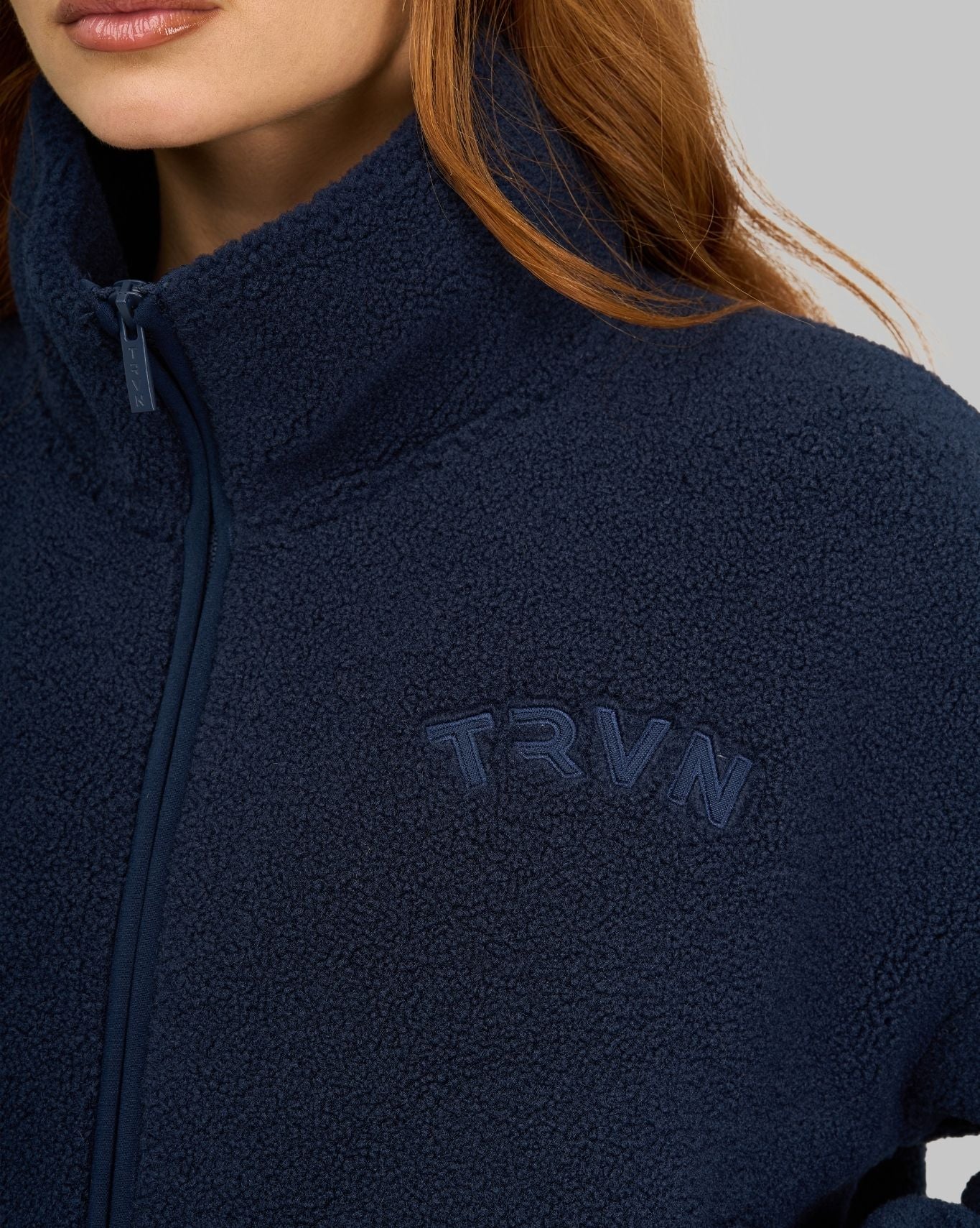 Essential Teddy Fleece Jacket | Midnight Navy - Image 5