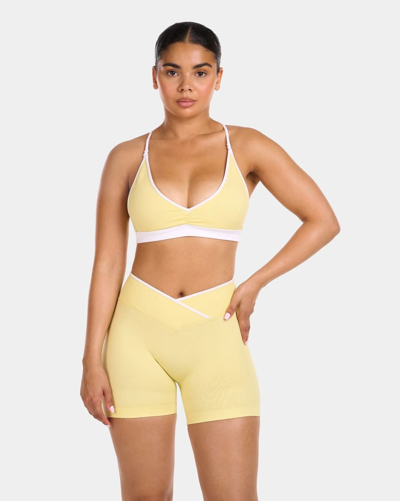 Multiway Rewind V-Edge Bra | Lemon Drop - Image 5