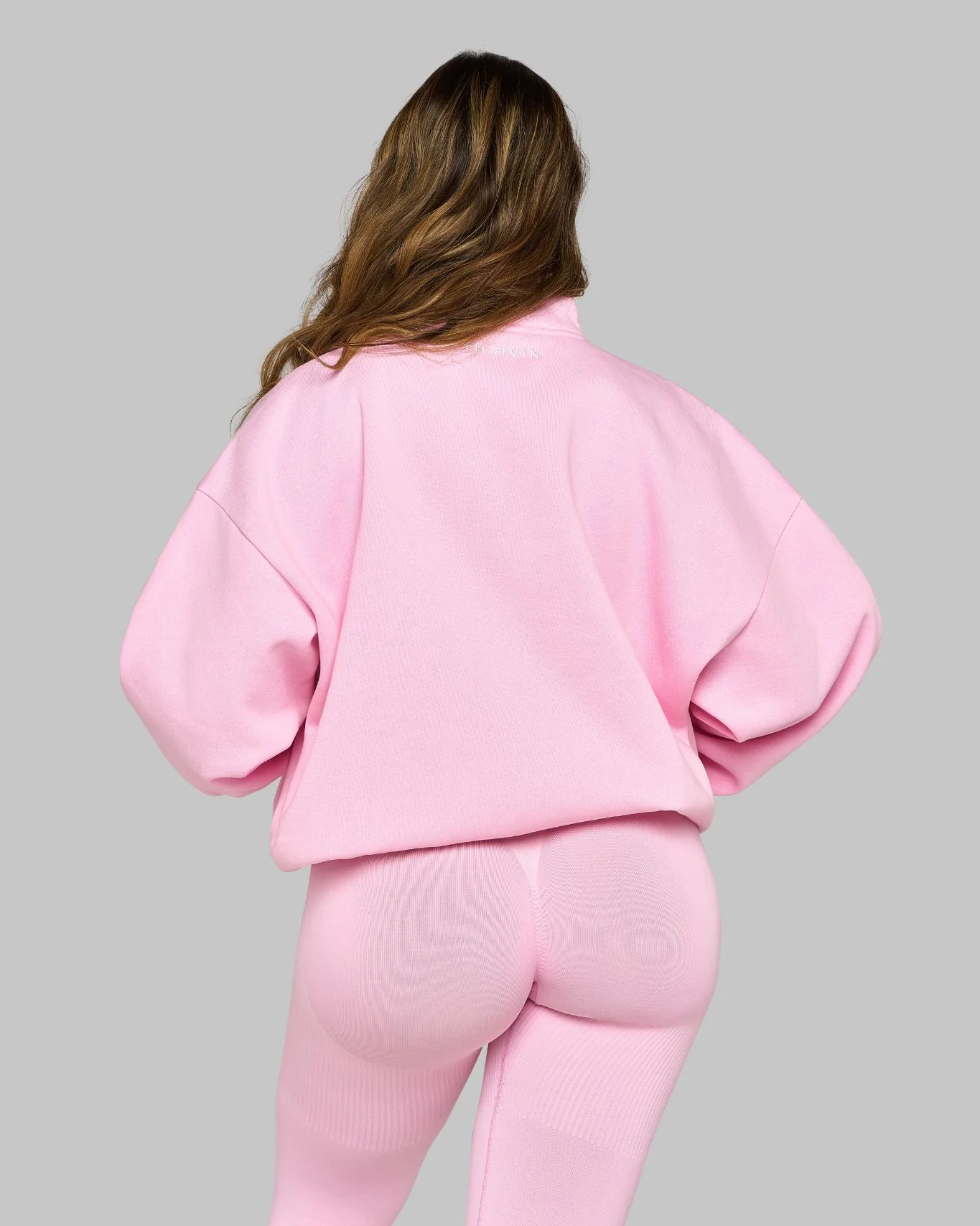 Original Halfzipper Sweater | Candy Pink - Image 4