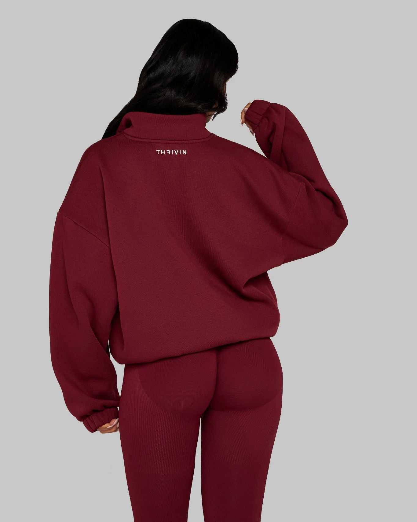 Original Halfzipper Sweater | Fine Wine - Image 3