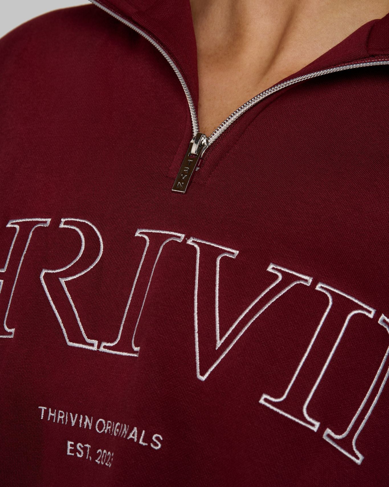 Original Halfzipper Sweater | Fine Wine - Image 5