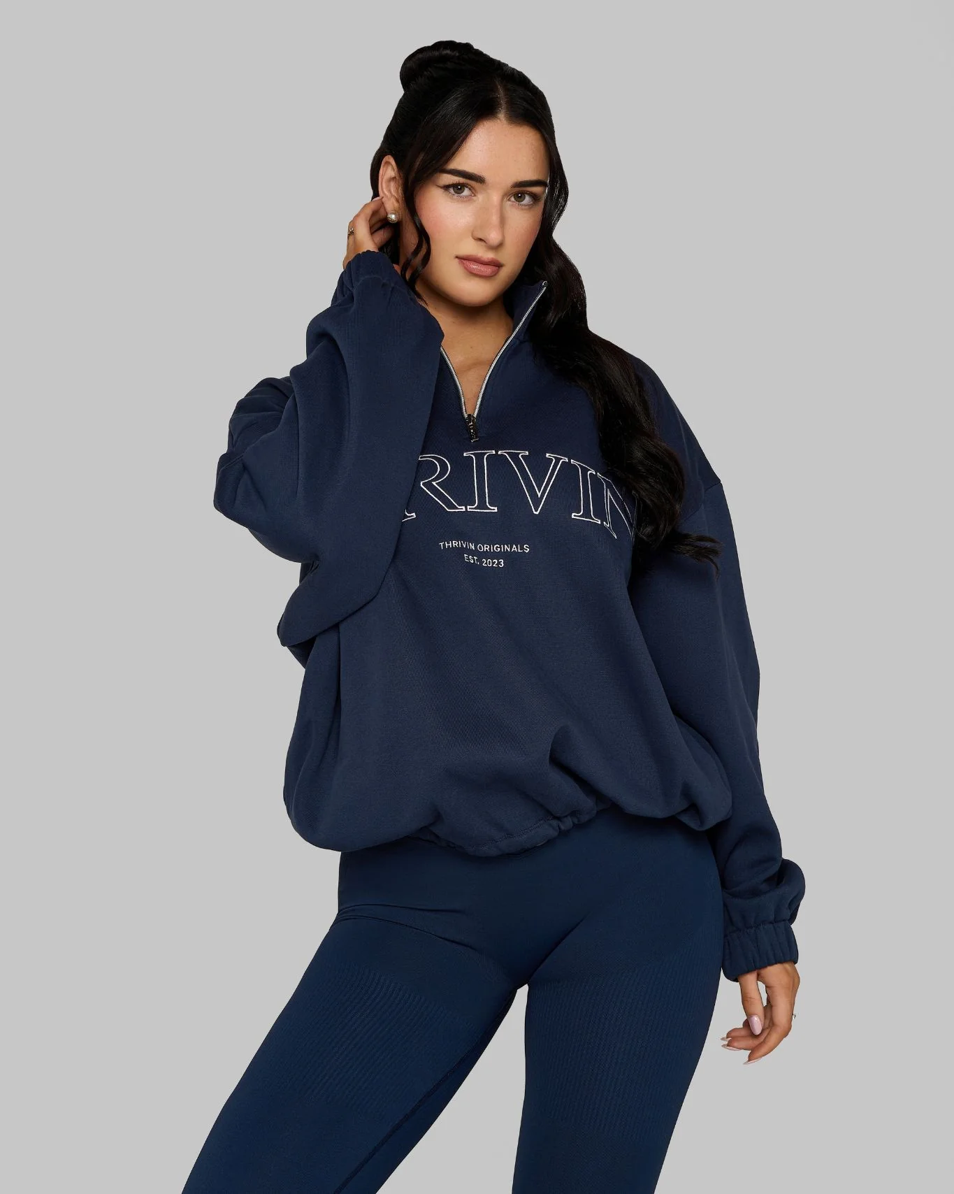 Original Halfzipper Sweater | Midnight Navy - Image 3