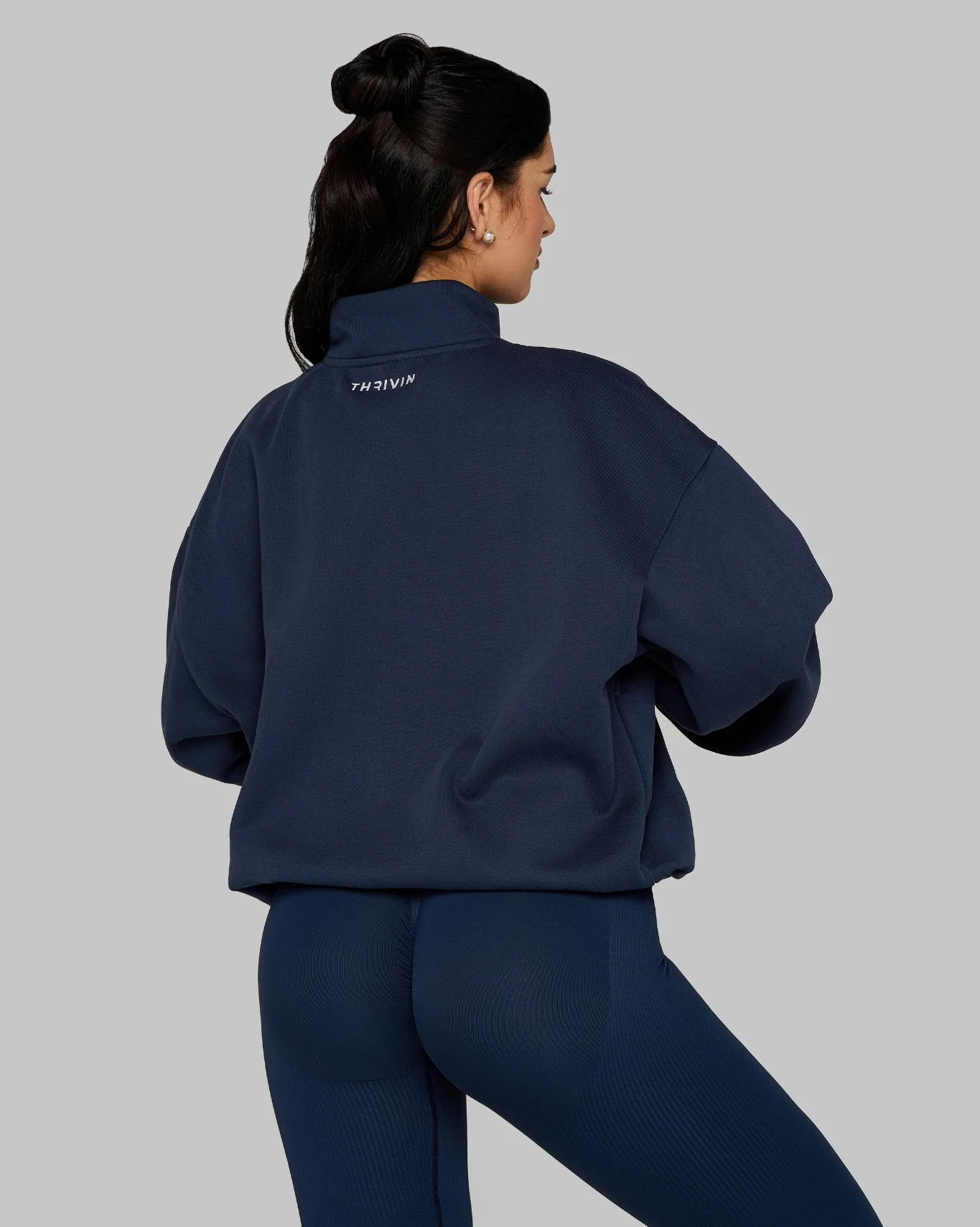 Original Halfzipper Sweater | Midnight Navy - Image 4