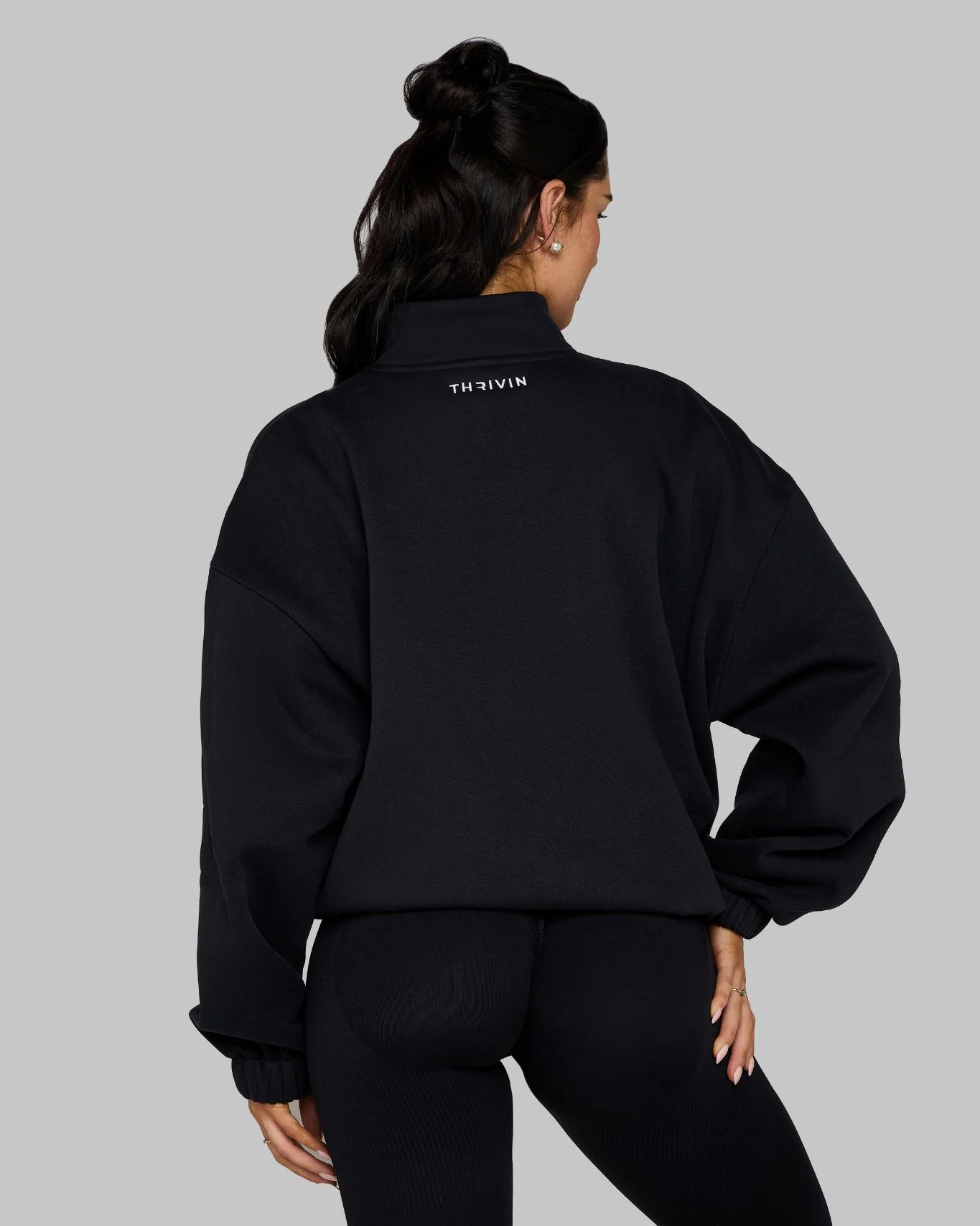 Original Halfzipper Sweater | Night Black - Image 4