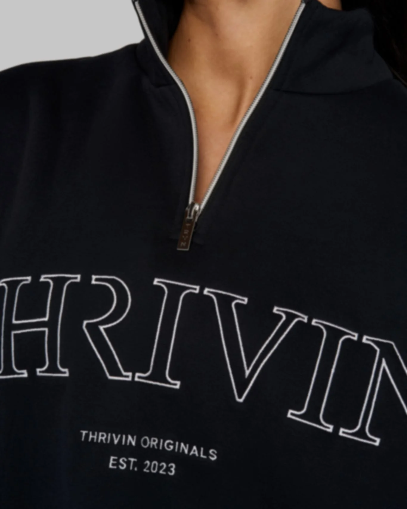 Original Halfzipper Sweater | Night Black - Image 5