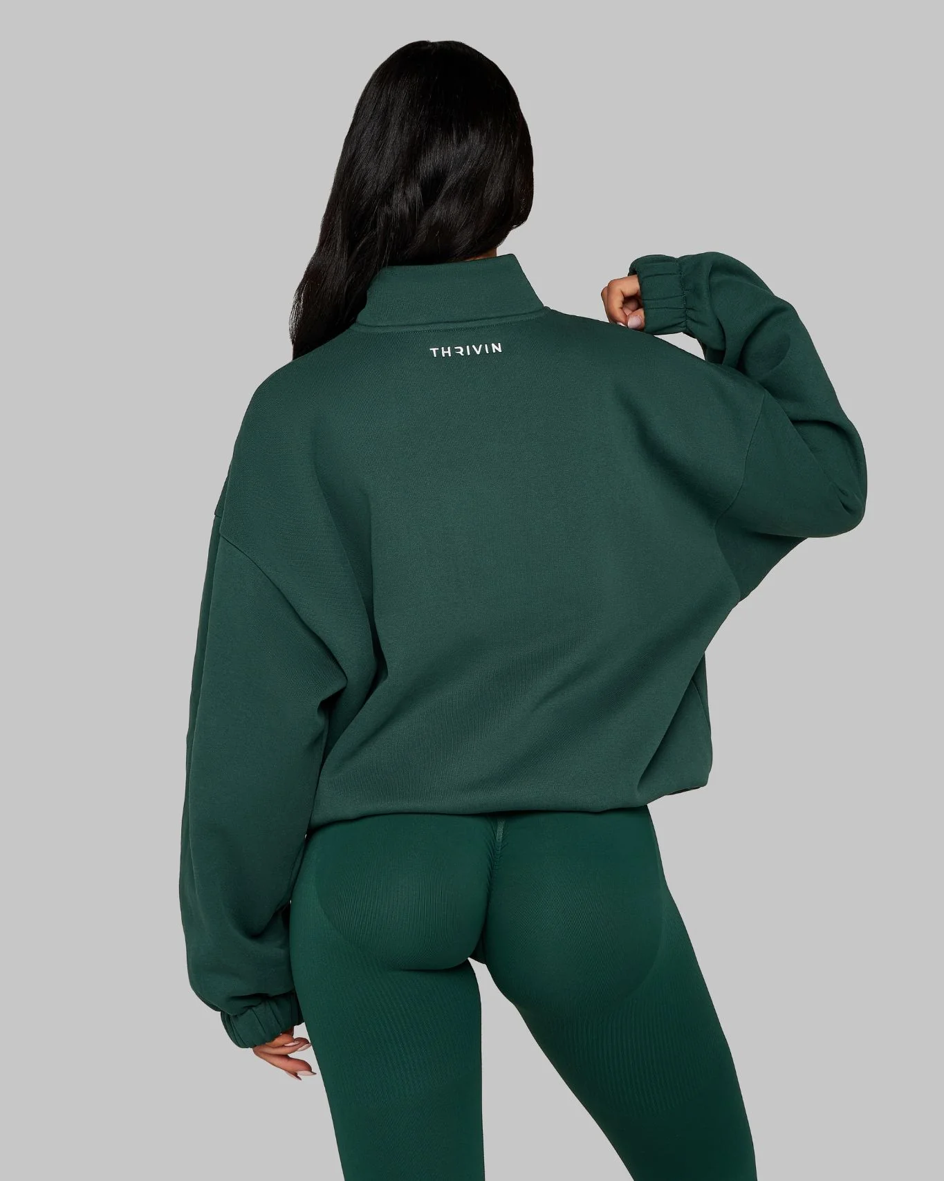 Original Halfzipper Sweater | Pine Green - Image 4