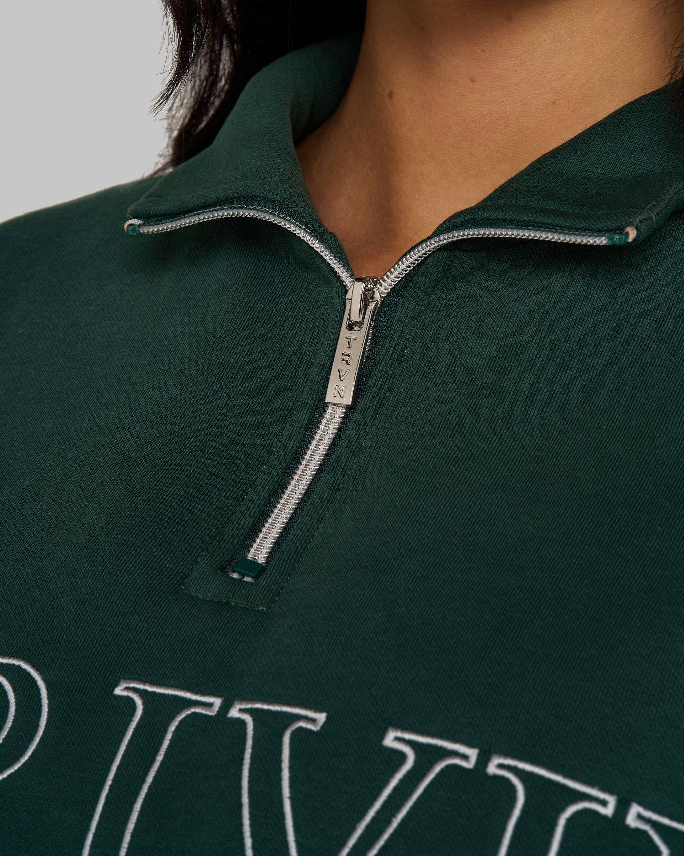 Original Halfzipper Sweater | Pine Green - Image 5