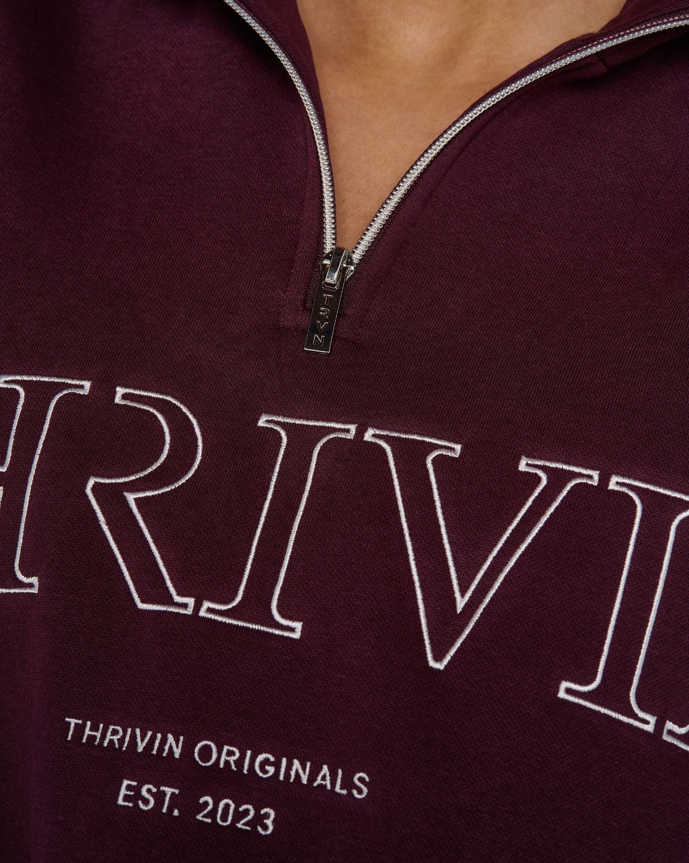 Original Halfzipper Sweater | Winter Plum - Image 5