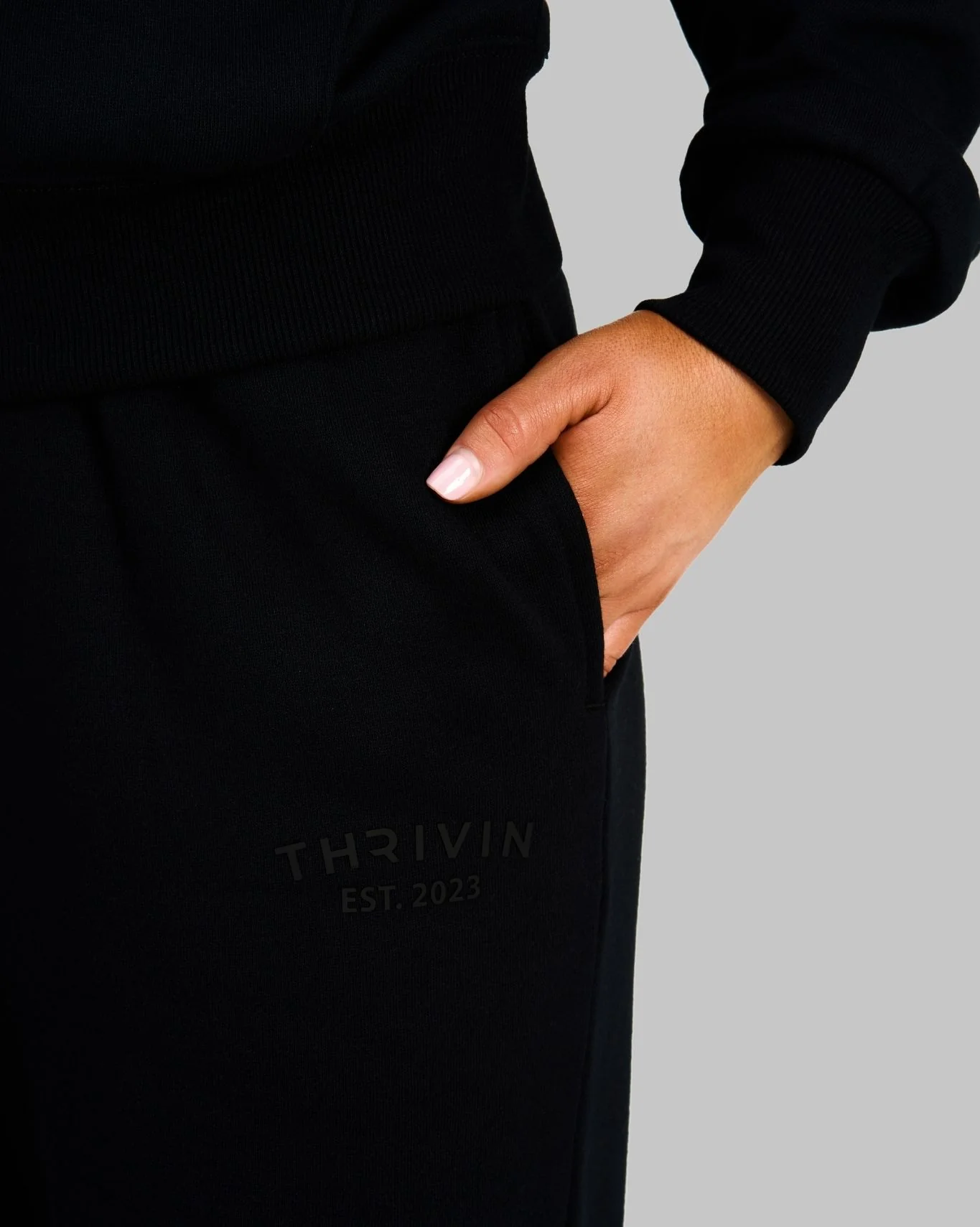 Original Straight Leg Jogger | Night Black - Image 5