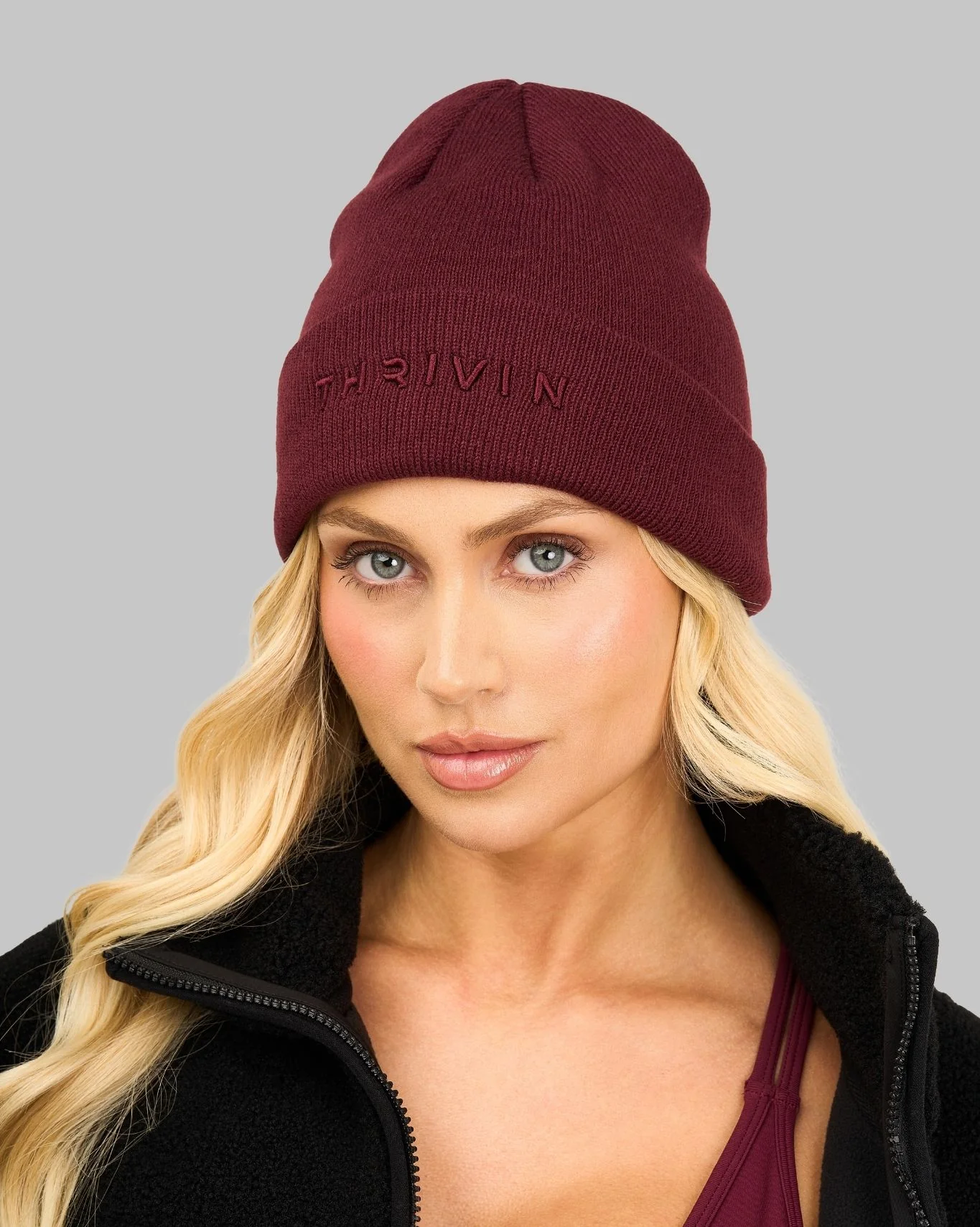 Thrivin Beanie Red - Image 4