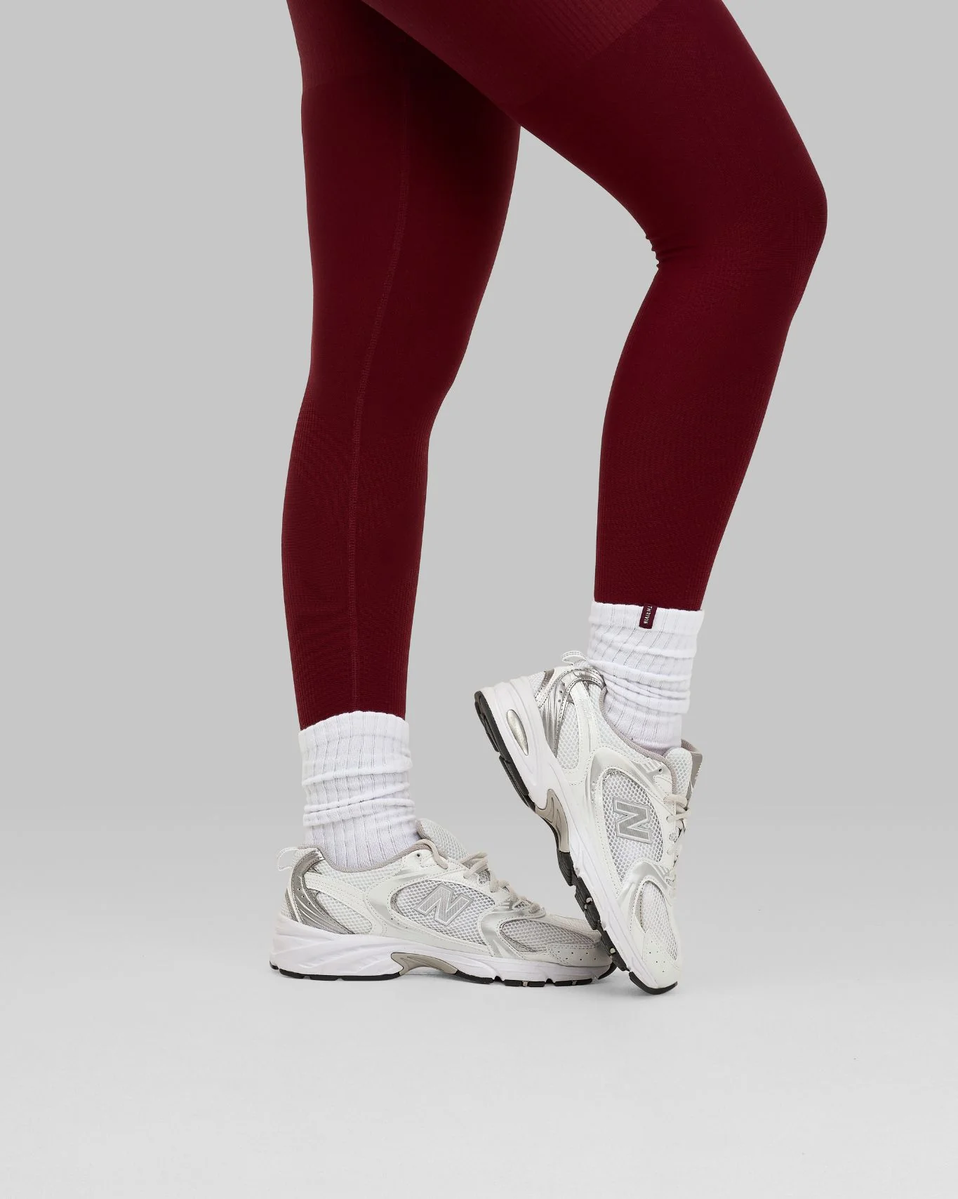 THRIVIN Ruffle Socks Long | White - Image 3